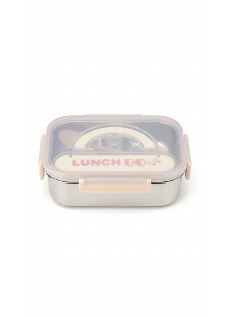 Stainless steel food storage container for school children, easy to clean